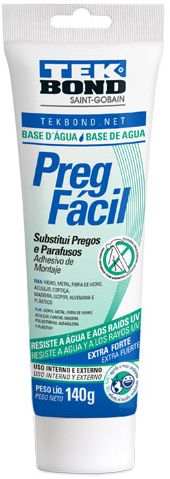 Preg Facil Base Dagua 140G/94Ml Tekbond