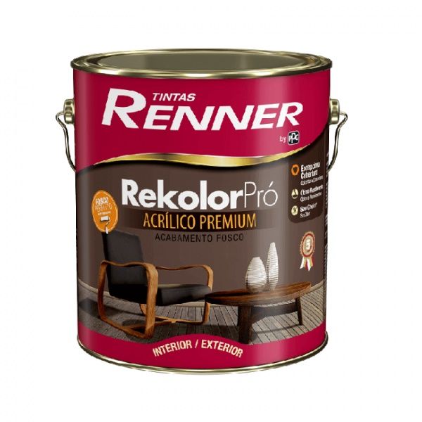 Tinta Acril Premium BRanco Fsc 3,6L Rekolor