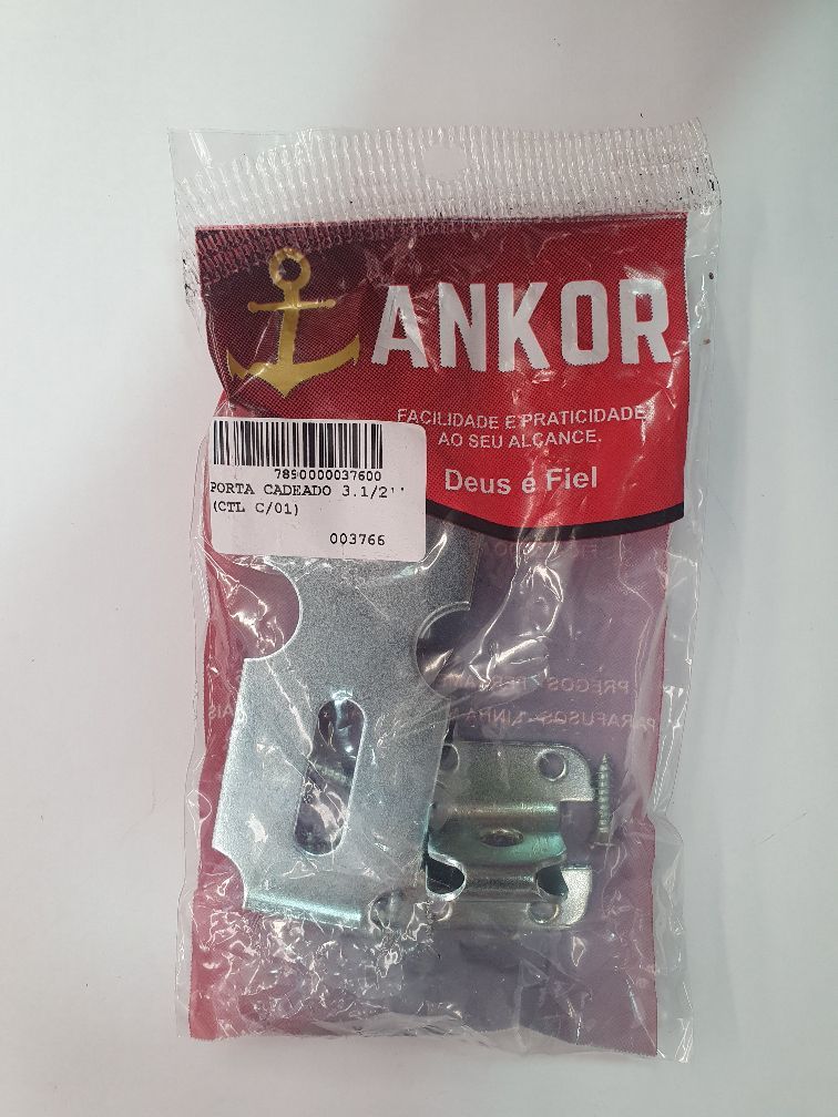 Porta Cadeado Zinc 3 1/2 - 3766 Ankor