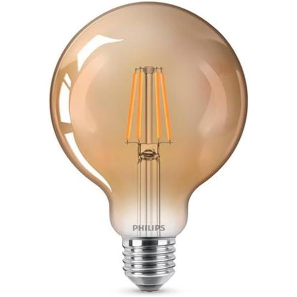 Lampada Led Filamento G125 Ambar 03W 2200...