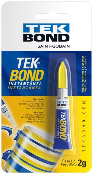 Adesivo Instantaneo 2Gr Blister Tekbond 