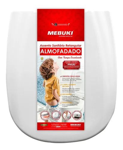 Assento Retangular Almof Slim BR Mebuki