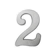 Numero Resid 2 Aluminio Global Plastic