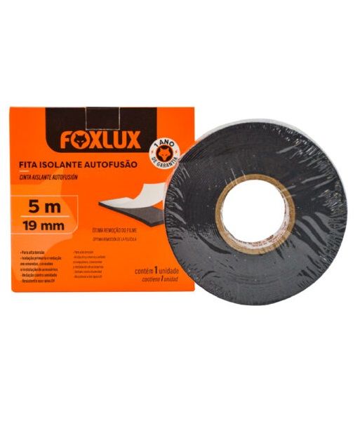 Fita Isolante Auto Fusao 18mmx5M Foxlux