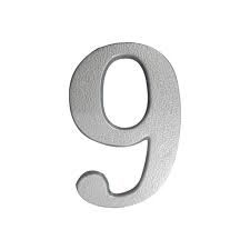 Numero Resid 9 Aluminio Global Plastic
