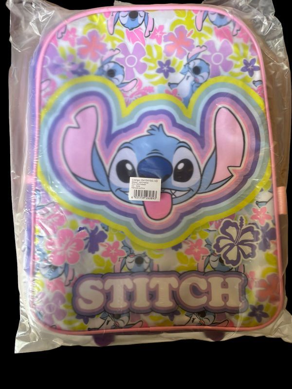 Mochila P/ Costas Verde Stitch S41541Sc