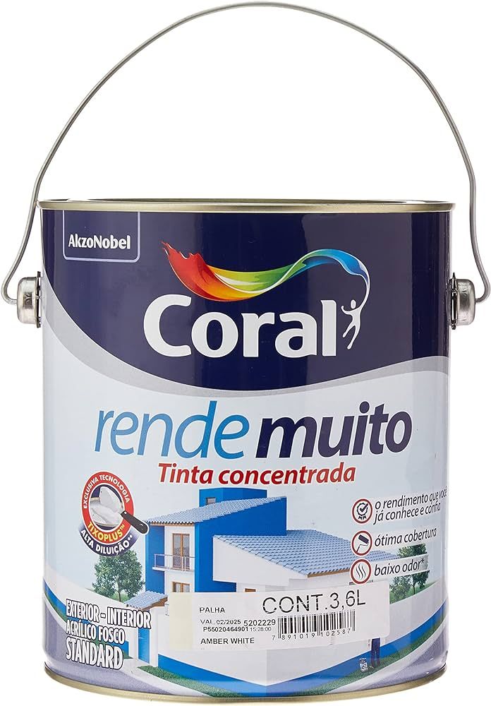 Tinta Rende Muito Palha 3,6L Coral