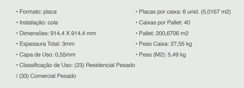Piso Vinilico Eco Hard, Placa 0,30x914,4x...