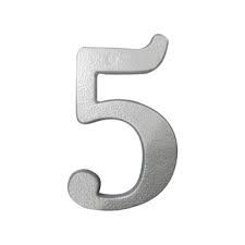 Numero Resid 5 Aluminio Global Plastic