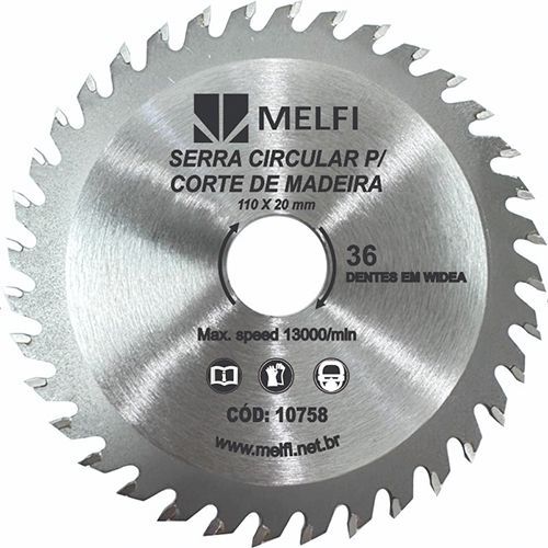 Serra Circular 36D 4.3/8 - 110X20mm Melfi
