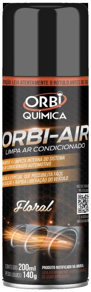 Limpa Ar Condicionado Floral 200Ml Orbi