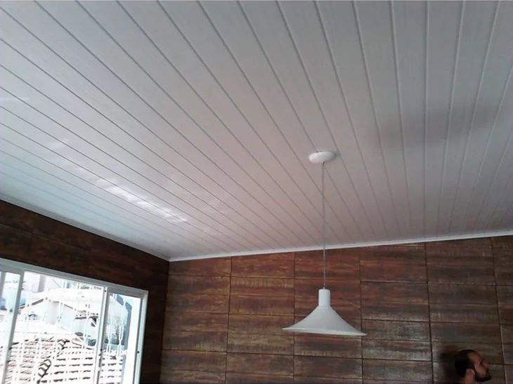 Forro Pvc Gemini 5,00mt 200mm Neve (cada ...