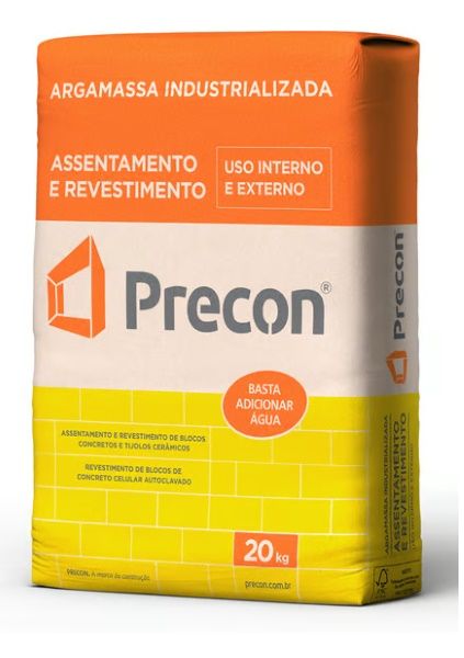 Massa Pronta Flex Reboco 20Kg Precon