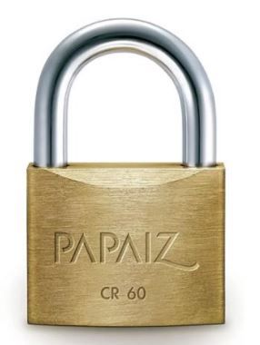 Cadeado Latao 60mm Papaiz