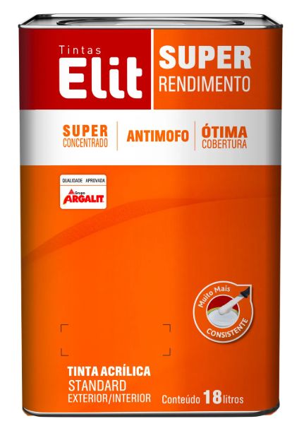 TINTA ACRIL RENDE MUITO AREIA FSC 18L ELIT