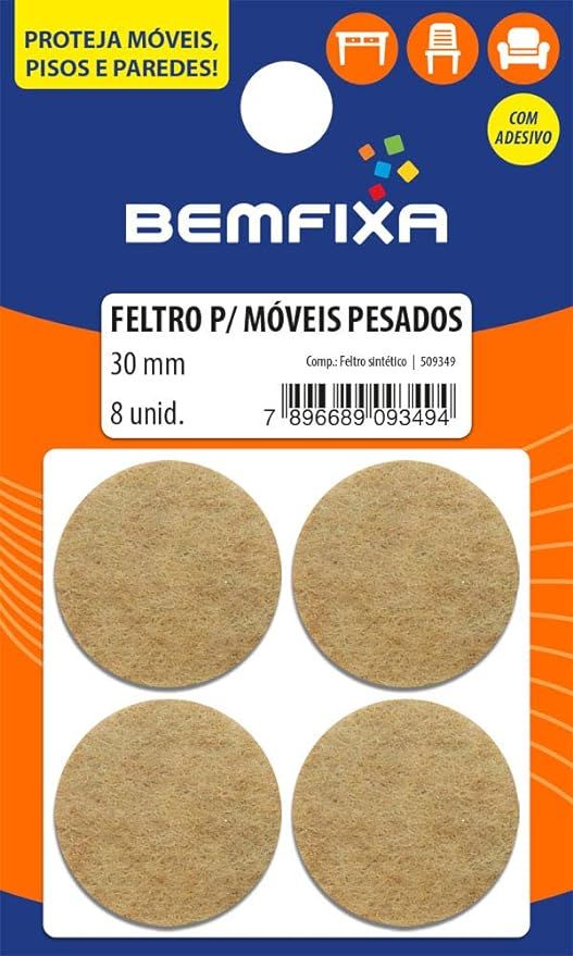 Feltro Ades Red Bg Mov Pesad 30mm Bemfixa