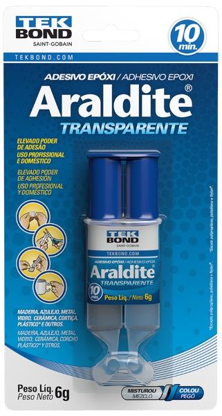 Araldite Transparente 06Gr Blister Tekbond