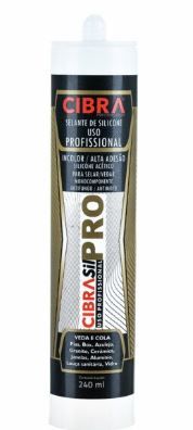 Silicone Acetico Pro Incolor 240Ml CiBRa