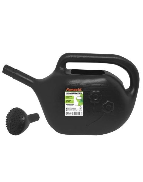 Regador Plastico 4,5L Preto Famastil