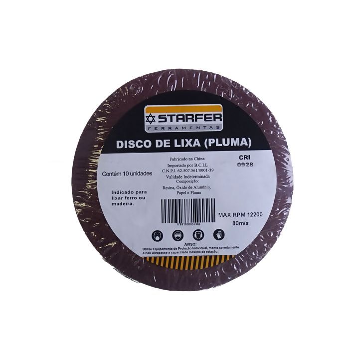 Disco De Lixa C/ Velcro Grao 060 - 125mm ...