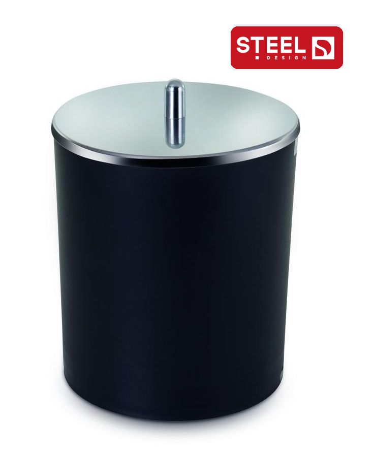 Lixeira C/Tp Inox PT 05L Steel