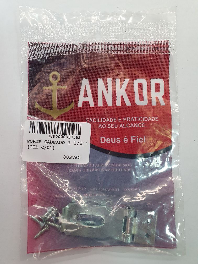 Porta Cadeado Zinc 1 1/2 - 3762 Ankor