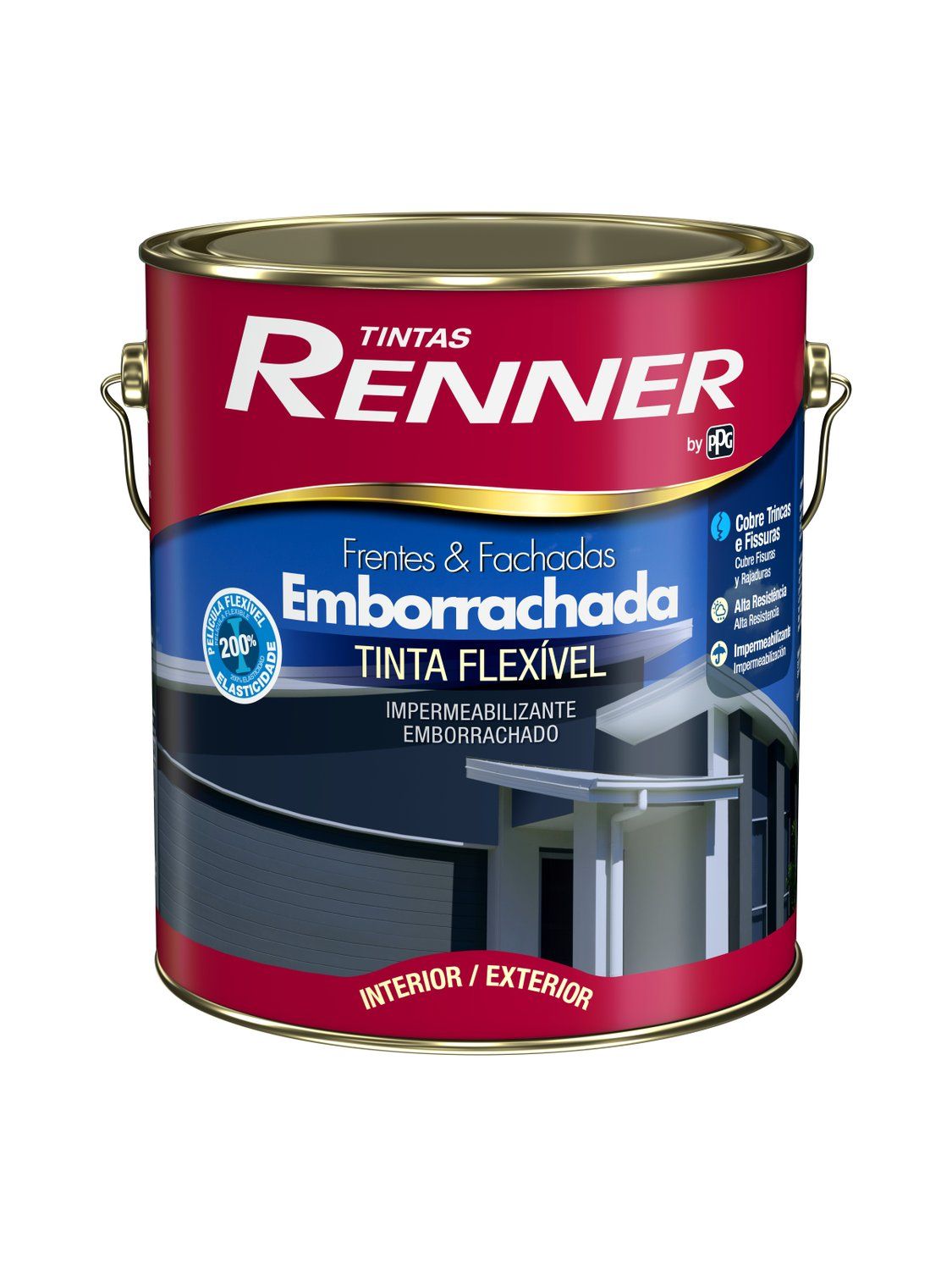 Tinta Emborrachada BRanco Fsc 3,6L Renner 