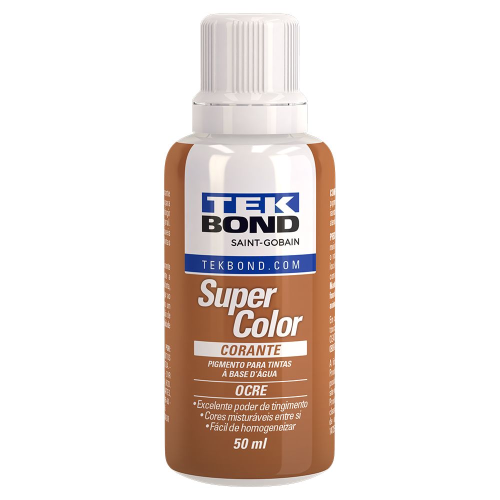 Corante Liquido Ocre 50Ml Tekbond