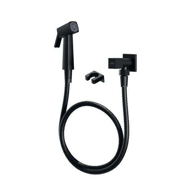 Ducha Higienica Quadratus Metal Preto Fos...