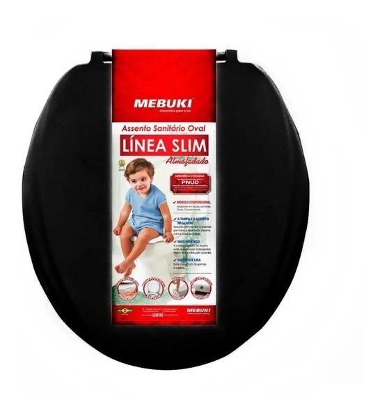 Assento Almof Oval Slim PT Mebuki