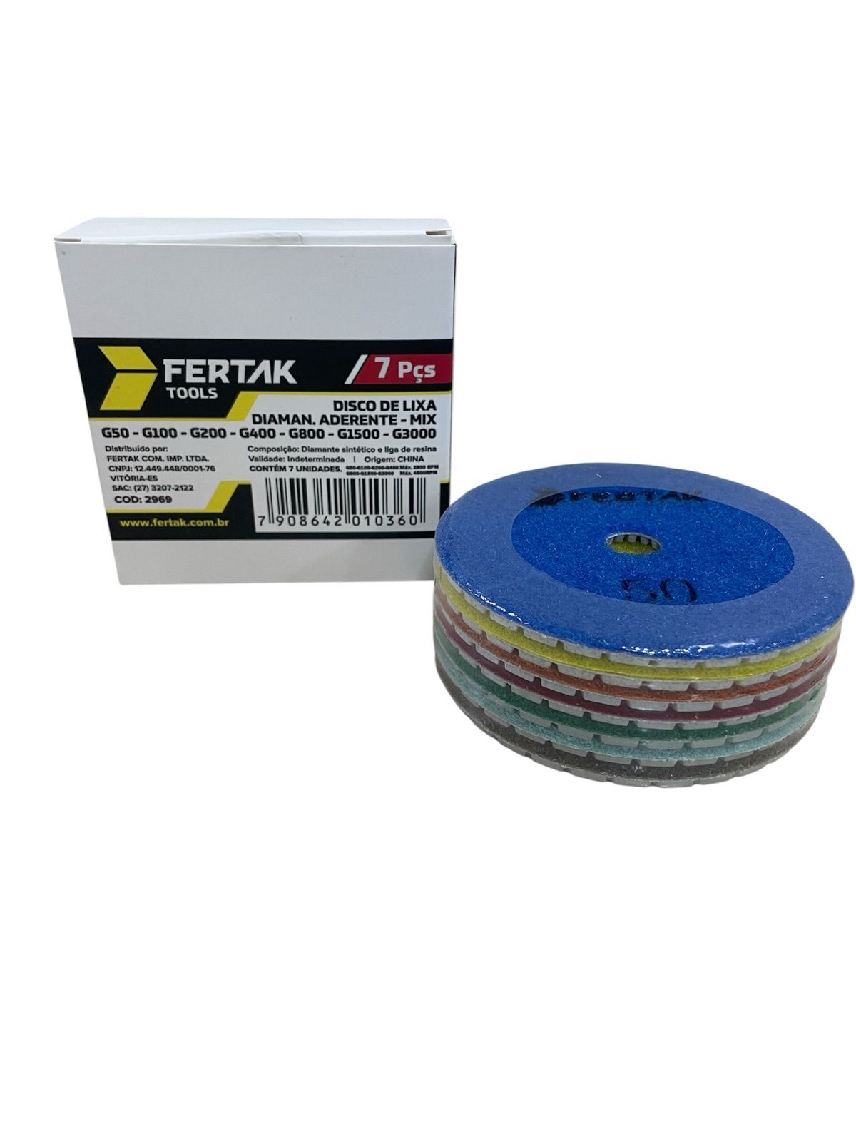 Kit Disco De Lixa Diamantado C/ Velcro MI...