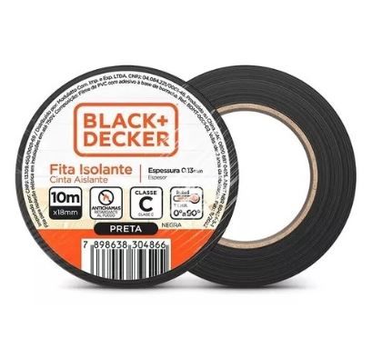 Fita Isolante 18mmx20M PT B&D
