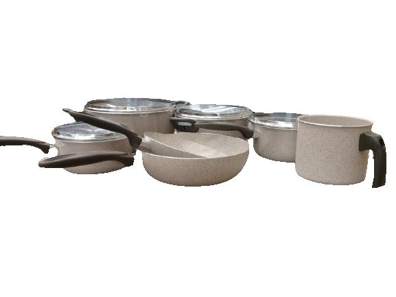Conjunto 07 Pan Suprema Vanilla 7244/101 ...
