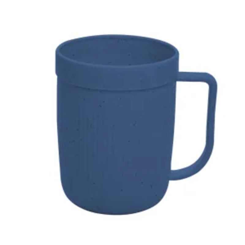 CANECA BAMBU PP STRIPES AZUL 340ML 5932 LYOR