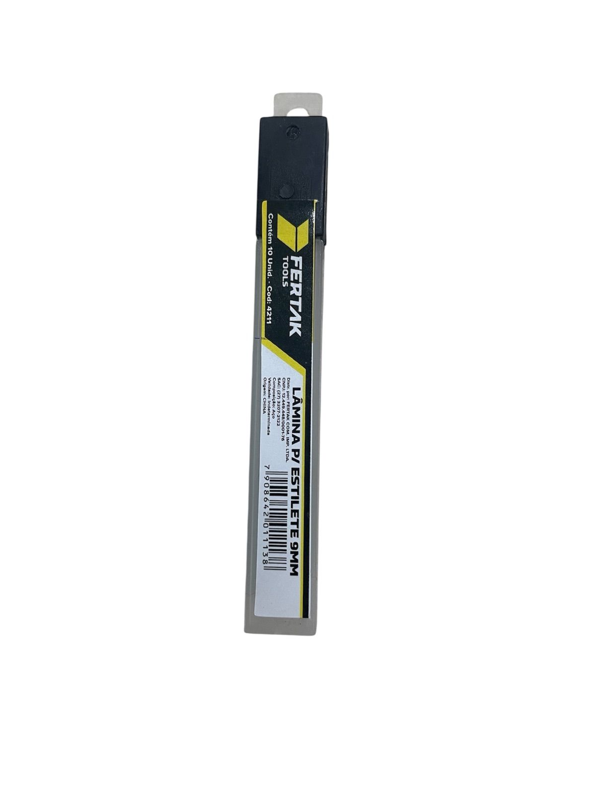Lamina P/ Estiletes 09mm 10Pcs Fertak