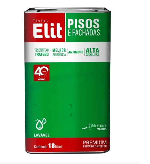 TINTA PISO CHUMBO 18L ELIT
