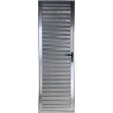 Porta Alum Palheta Pop Natural 210X70 Esq...