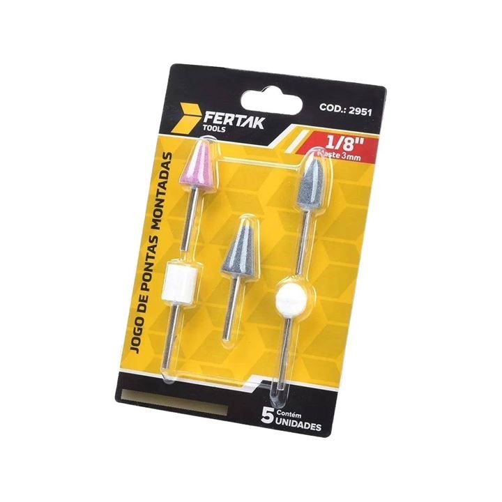 Jogo De Ponta Montada 1/8 5PC Fertak