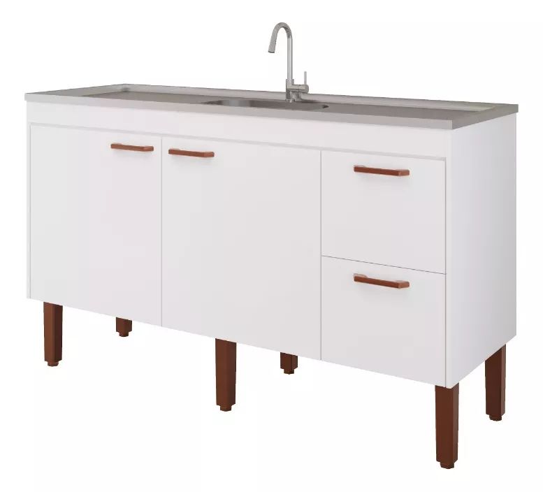 Balcao Cozinha Slim 1,54Mt BR
