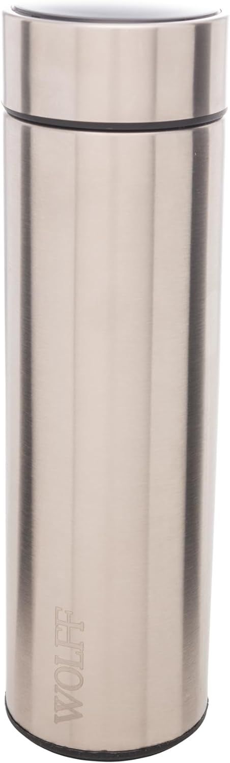 Garrafa Term Inox C/Termometro 500Ml Led 