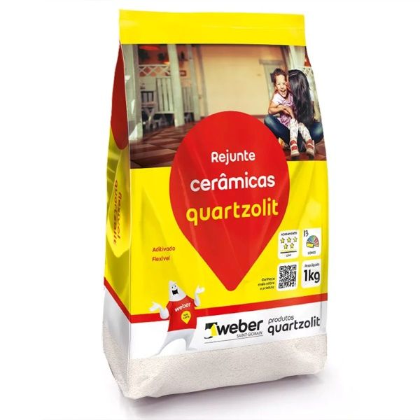 Rejunte Flex 1Kg BRanco Quartzolit