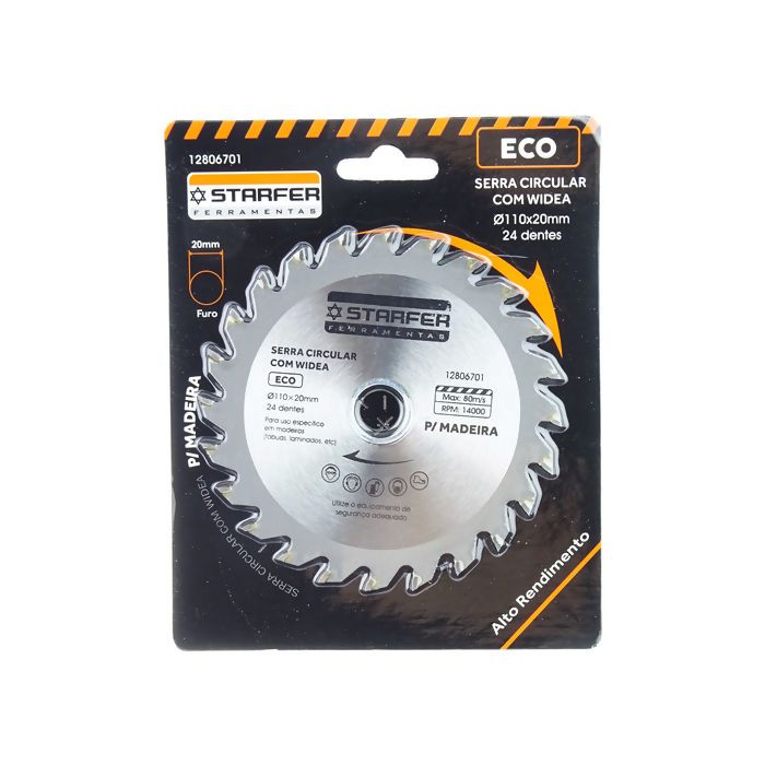 Serra Circular 24D 20mm Eco Starfer