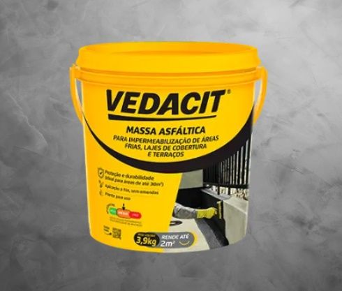 MASSA ASFALTICA 3,9KG VEDACIT
