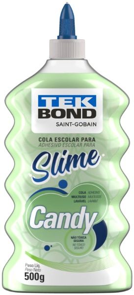 Ud - Slime Candy Verde 500G Tekbond