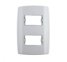 Placa 4X2 2 Posto Separados C/Sup Slim Ilumi