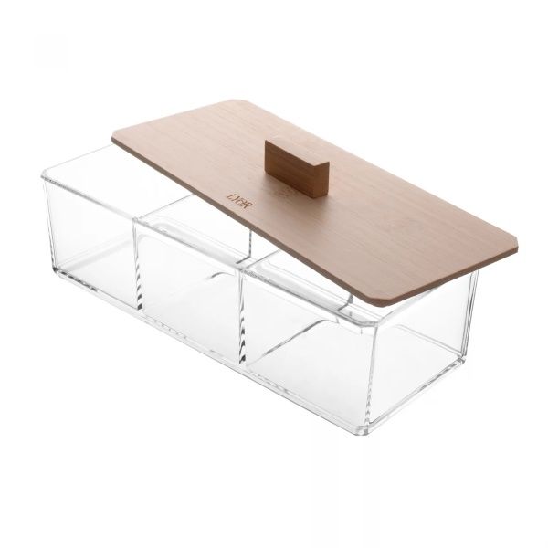 Caixa Organizadora Poliestireno Com Tampa...