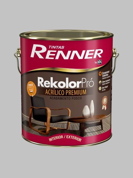Base Acril Media Fs Rekolor 3,2L Rv3791 R...
