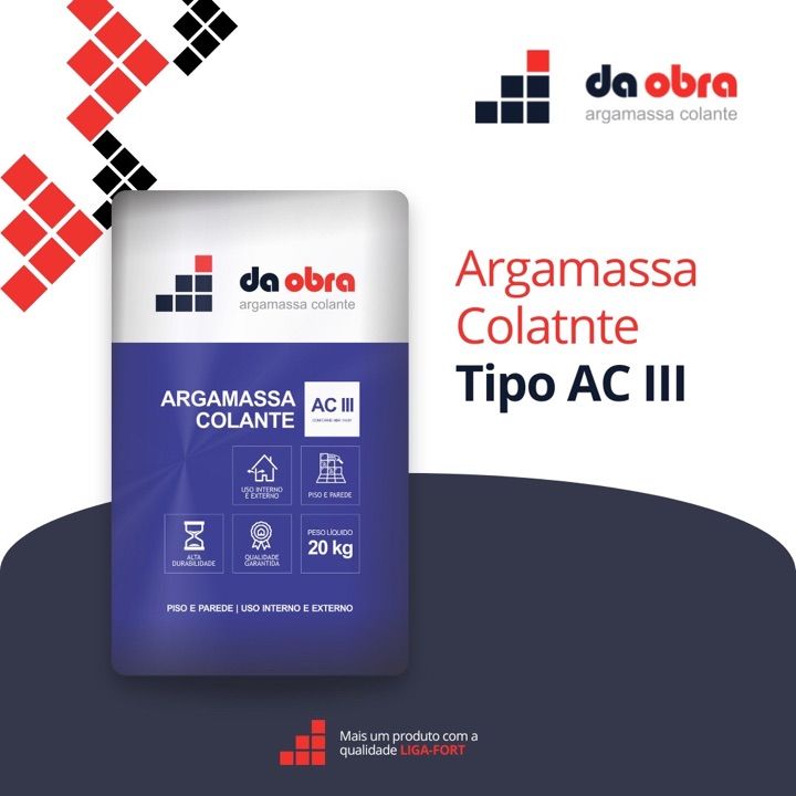 Argamassa Flex Ac3 20Kg Da OBRa