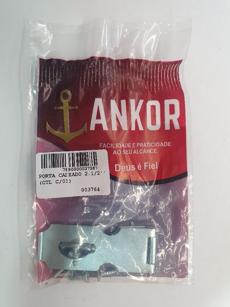 Porta Cadeado Zinc 2 1/2 - 3764 Ankor