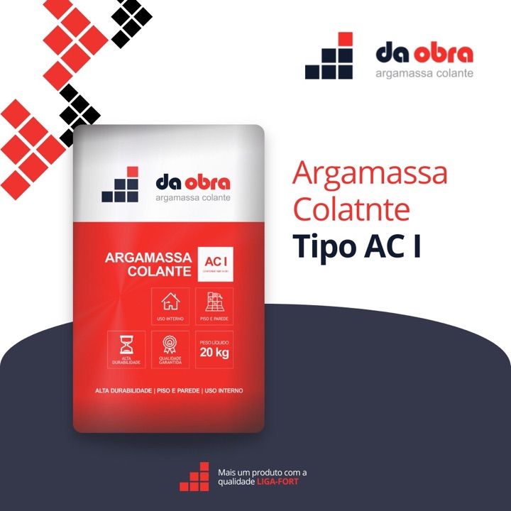Argamassa Flex Ac1 20Kg Da OBRa 
